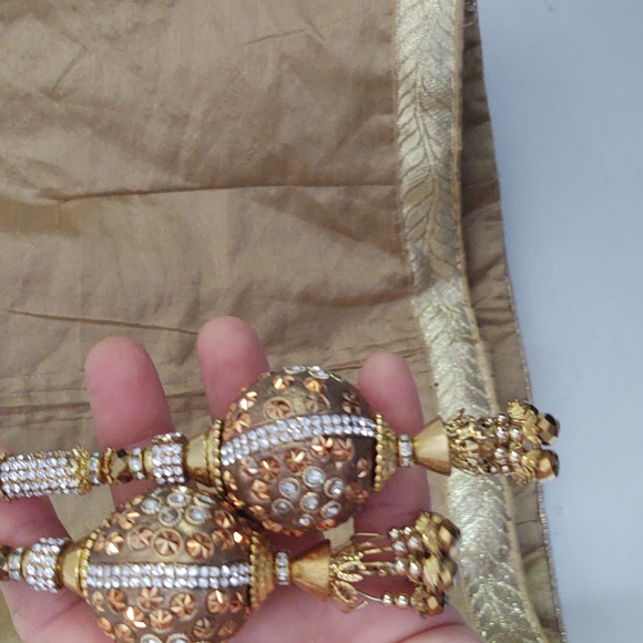 Indian Choli Crop Top Embroidered  Embellished Handmade sz Small - Picture 13 of 17